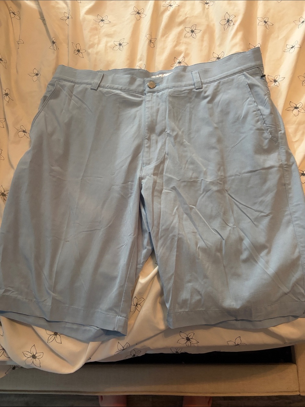 Peter Miller Men's Light Blue Casual Shorts